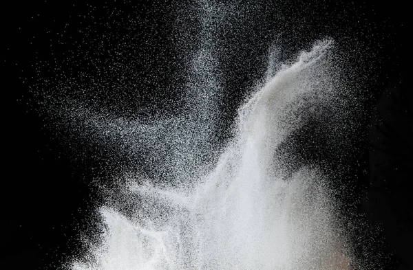 Milhões Explosão Areia Branca Imagem Foto Queda Neve Chuveiro Neves — Fotografia de Stock