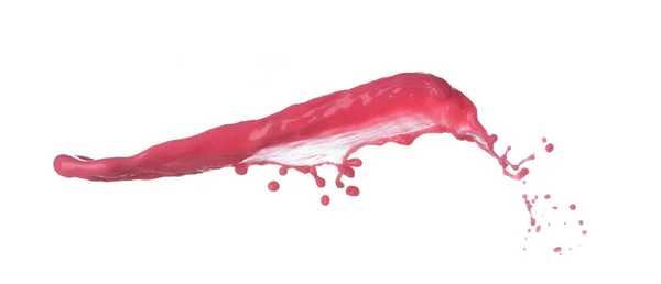 Jugo Fresa Tomate Rojo Vierte Forma Agua Establecida Ola Sangre — Foto de Stock