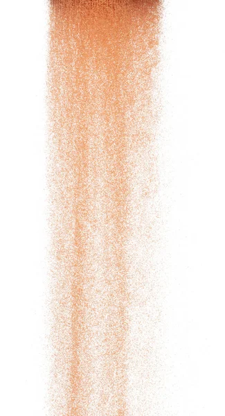 Кирпичный Песок Летит Взрыв Грунтовые Пески Зерновые Волны Взрываются Абстрактная — стоковое фото