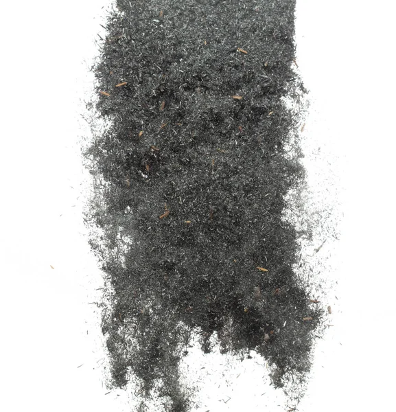 Зерно Черной Оболочки Риса Летит Воздухе Ожог Черной Оболочки Пэдди — стоковое фото