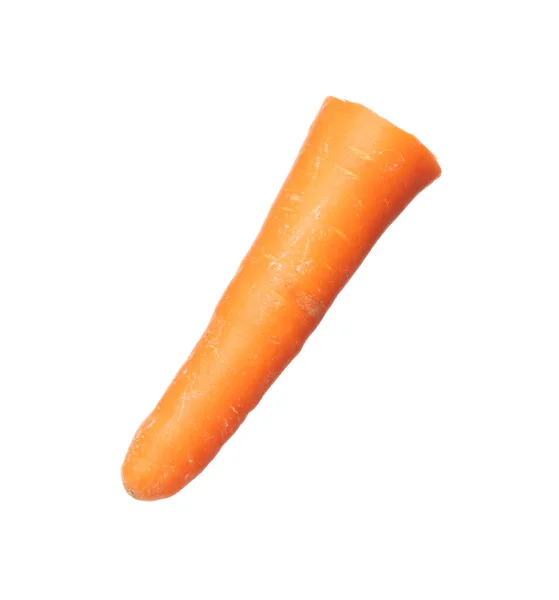 Морковь Свежая Всей Длине Летать Воздухе Бета Каротин Оранжевый Цвет — стоковое фото