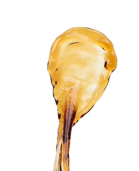 Coffee Drink Shape Form Droplet Espresso Splashes Drop Cola Line — Stockfoto