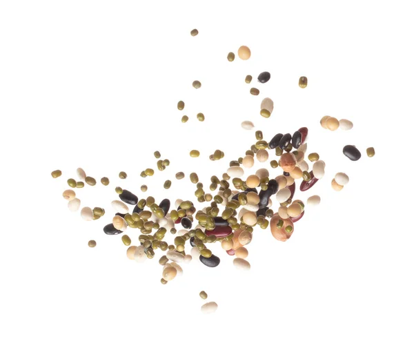 Mix Beans Fall Explosion Several Kind Bean Float Explode Dried — Stok fotoğraf