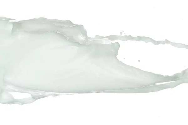 Dagelijkse Melk Witte Lotion Druppel Vliegen Spatten Melk Room Giet — Stockfoto
