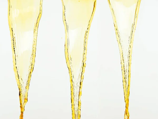 Apelsinjuice Citronsaft Eller Oljesmörjmedel Stänk Flytande Guld Gula Drinkar Droppar — Stockfoto