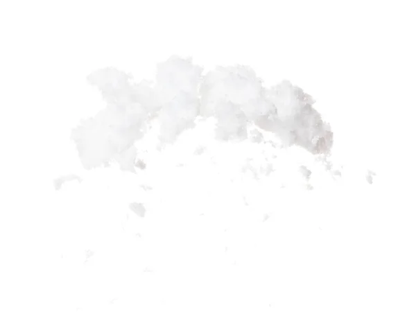 Refined Salt Fly Explosion Powder White Salts Explode Abstract Cloud — ストック写真