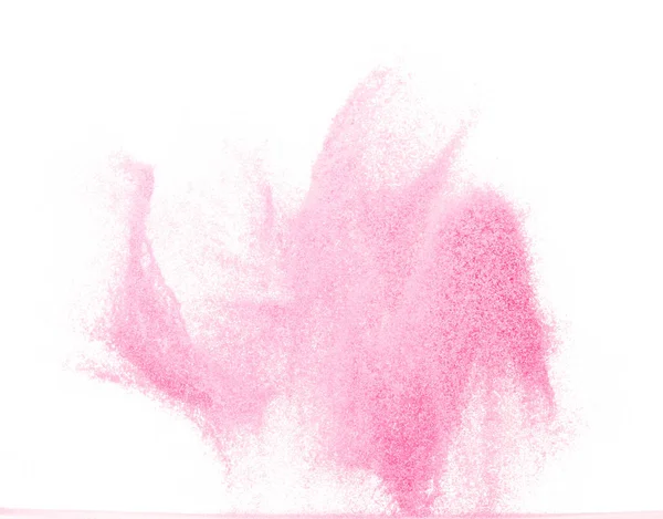 Μικρό Μέγεθος Ροζ Άμμος Που Πετά Έκρηξη Γλυκιά Άμμο Κύμα — Φωτογραφία Αρχείου