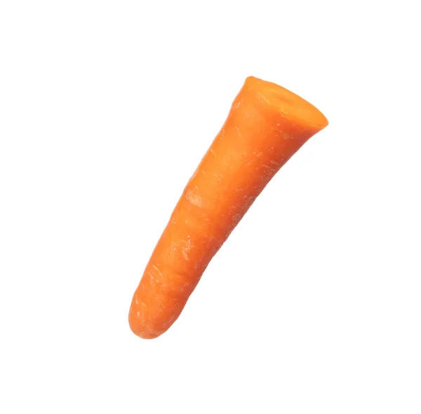 Carrot Fresh Full Length Fly Air Beta Carotene Orange Color — Foto Stock