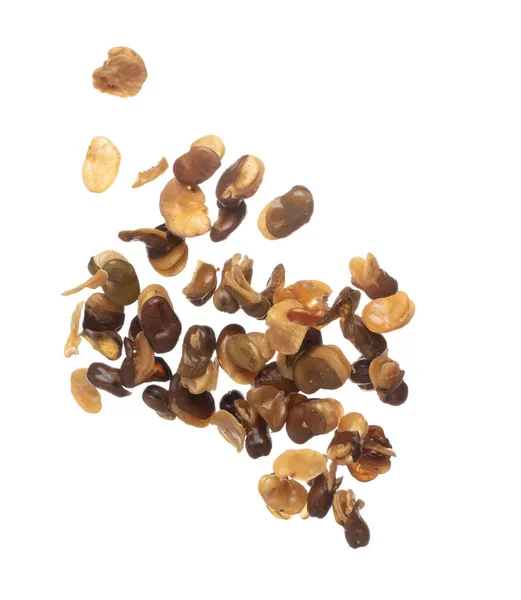 Salt Broad Beans Latający Wybuch Bób Spadają Abstrakcyjną Muchę Tropikalna — Zdjęcie stockowe