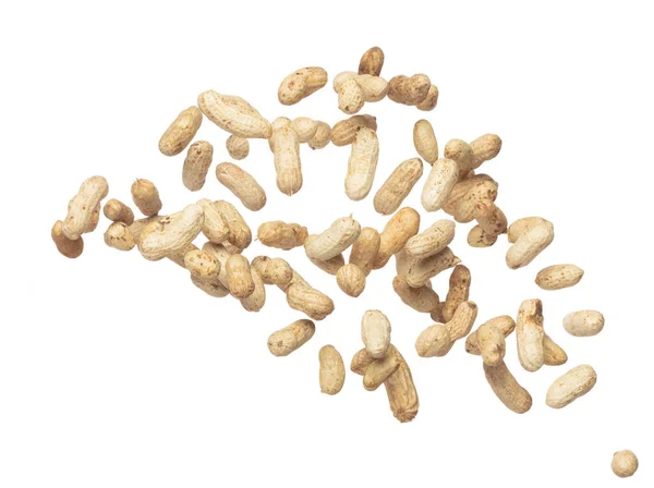 Boiled Peanut Fly Explosion Boiled Peanut Bean Fall Pour Tropical — Stock Photo, Image
