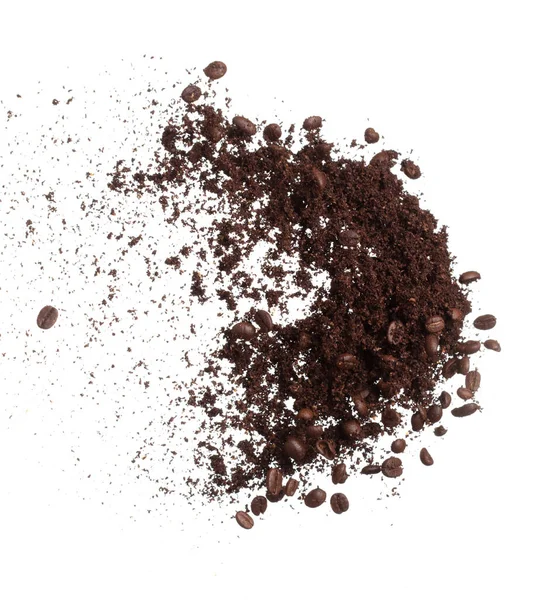 Coffee Powder Mix Bean Fly Explosion Coffee Crushed Mix Seed — стоковое фото