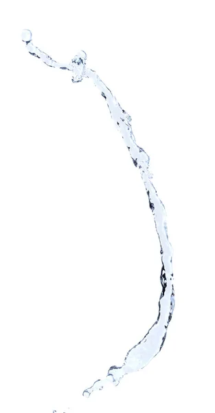 Forma Gotita Agua Salpica Ataque Gota Agua Revoloteando Aire Detener — Foto de Stock