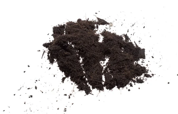 Black Fertilize Solo Pronto Para Plantio Bons Solos Orgânicos Com — Fotografia de Stock