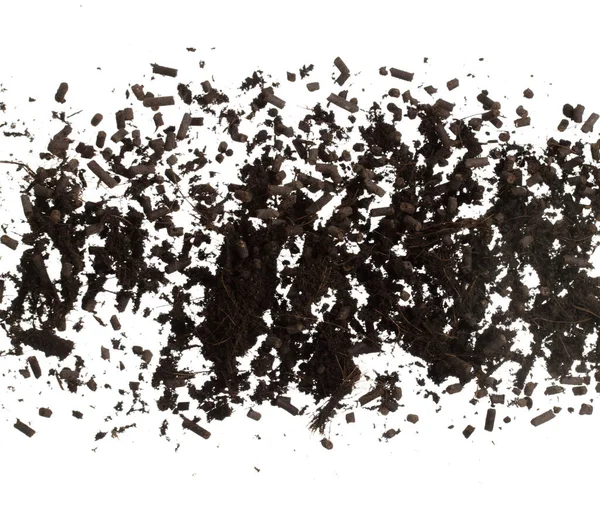 Fertilizer Organic Mixed Soil Fly Fall Explosion Tube Compost Fertilizer — Stok fotoğraf
