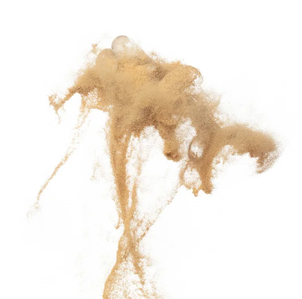 Havada Uçuşan Elmas Kristal Sinek Elmas Değerli Taş Patlaması Kuru — Stok fotoğraf