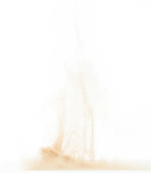 Μικρό Μέγεθος Άμμος Που Πετά Έκρηξη Golden Κύμα Κόκκων Εκραγεί — Φωτογραφία Αρχείου