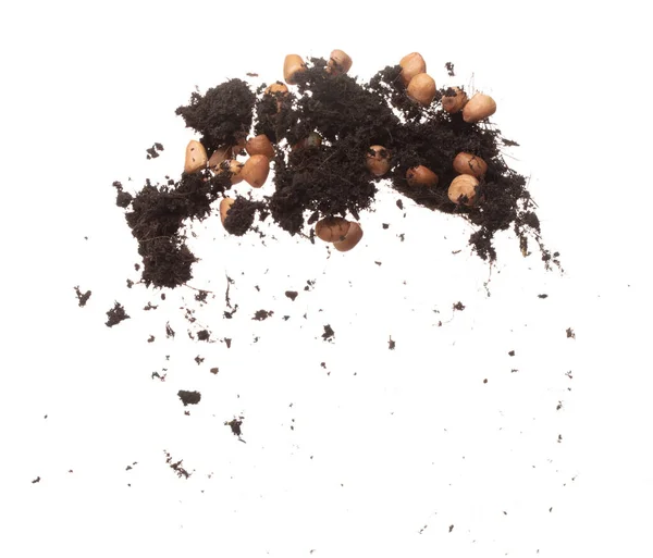 Soil Dirt Peanut Bean Mix Fall Fly Explosion Peanut Bean — ストック写真