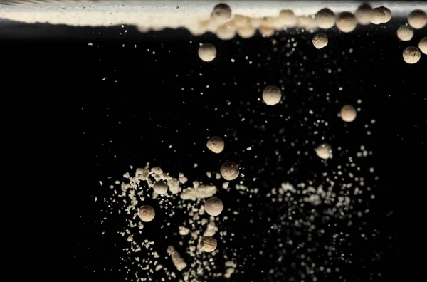 White Pepper Samen Fliegen Explosionsartig White Pepper Mix Pulverfloat Explodiert — Stockfoto