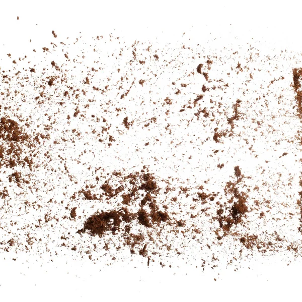 Кокосовая Шелуха Летит Взрыв Кокосовый Рубленный Мелкий Размер Падает Пыль — стоковое фото