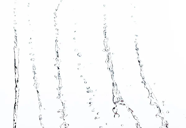 Форма Образует Каплю Воды Брызги Капельной Водопроводной Трубе Атаки Трепещут — стоковое фото