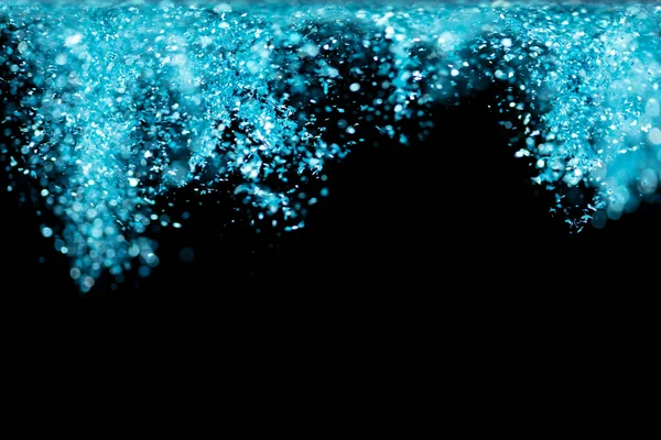 Explosión Brillo Azul Metálico Brillo Cielo Brillo Polvo Chispa Parpadeo —  Fotos de Stock