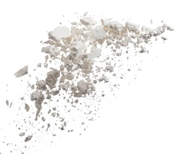 Tapioca Starch Explosion Flying White Powder Tapioca Starch Wave Floating — 스톡 사진