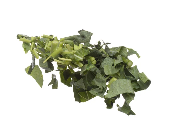Kale Fly Fall Mid Air Verde Vegetal Fresco Couve Chinesa — Fotografia de Stock