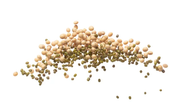 Mix Green Mung Soy Beans Fall Explosion Several Kind Bean — Stock Fotó