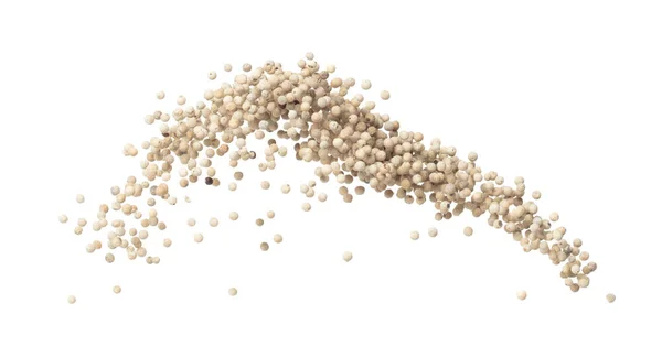 White Pepper Seeds Fly Explosion White Pepper Float Explode Abstract — Stock fotografie
