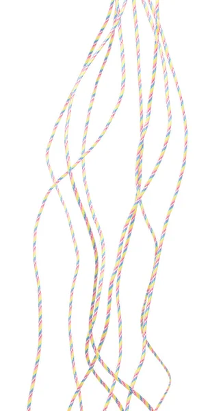 Tangle Mess Complicated Climbing Rope Roll Fly Air Forte Corda — Fotografia de Stock