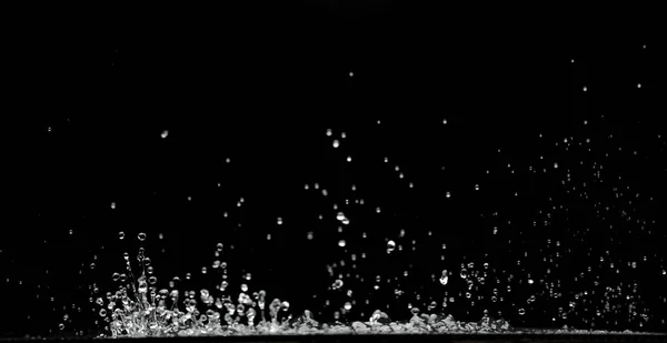 Forma Forma Gotita Agua Salpica Ataque Agua Gota Revoloteando Aire —  Fotos de Stock