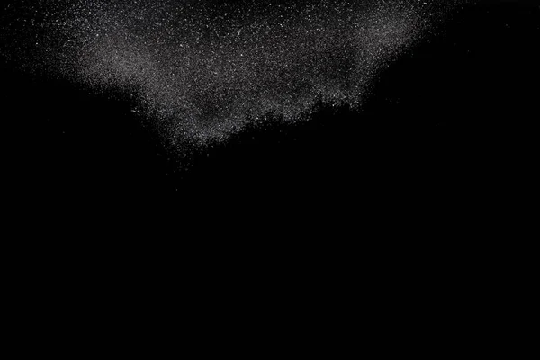 Explosión Brillo Negro Metálico Brillo Destello Chispa Polvo Brillo Oscuro —  Fotos de Stock