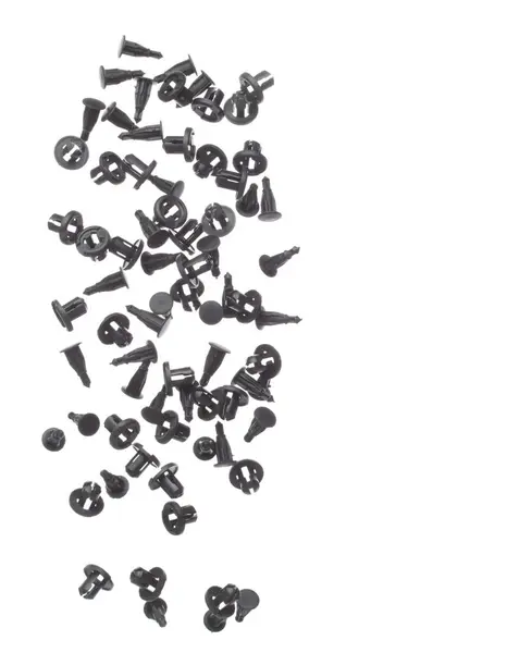 Взрыв Мухи Пластиковой Застежки Взрыв Плавающей Застежки Черного Автомобиля Абстрактная — стоковое фото
