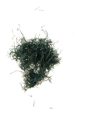 Yeşil Konfeti çöp kağıdı havaya sıçrıyor. Dark Confetti kağıt patlamasını uçuruyor, soyut bulut sineği. Birçok Parti simleri birçok grupta dağılır. Beyaz arkaplan izole