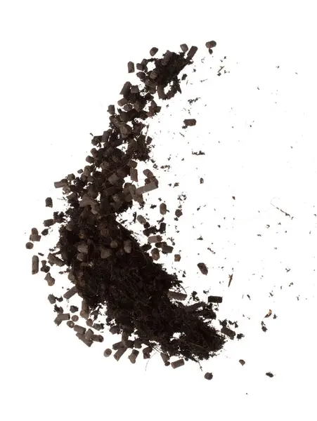 Fertilizer Organic Mixed Soil Fly Fall Explosion Tube Compost Fertilizer 로열티 프리 스톡 이미지
