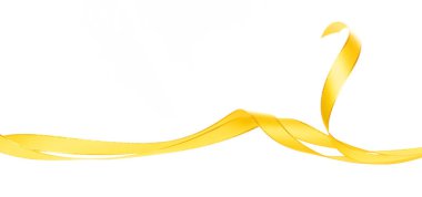 Altın sarısı kurdele, havada uzun düz uçuyor ve kıvrımları parlak. Altın sarısı kurdele hediye doğum günü partisi için. Dekorasyon ve kıvrım kıvrımları düz olacak. Beyaz arkaplan izole