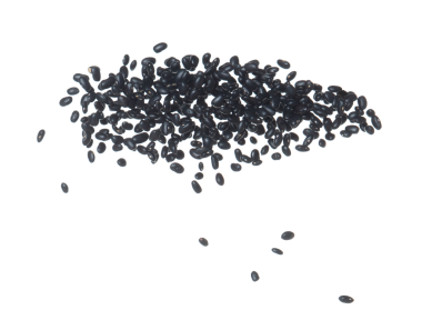 Kara fasulye patlaması, kara fasulye soyut bulut sineğini patlattı. Havaya bezelye tohumu sıçraması, yiyecek nesnesi tasarımı. Seçici odak dondurma görüntüsü beyaz arkaplan izole