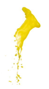 Sarı sıvı uçan patlama, pigment mısır suyu taze yüzey havası. Sarı boya lekesi sıçrama lekesi soyut. Beyaz arka plan izole edilmiş yüksek hız deklanşörü, dondurucu atış