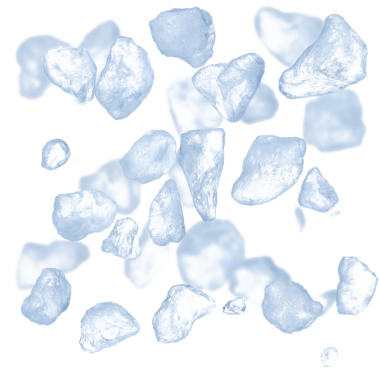 Ice Cubes explosion flying, crystal clear ice wave floating, fall down in air. Ice Brick block cube is frozen water healthy thirsty. White background Isolated high speed shutter, freeze stop motion