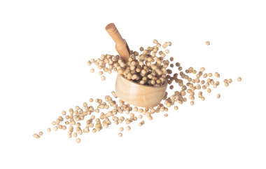 Peanut flying in sack bag, brown grain peanuts throw abstract float. Beautiful complete seed pea peanut sack bag splash in air, food object design. White background isolated high speed shutter freeze