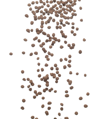 Clay Drainage 'ın büyük topu yere düştü ve havada patladı. Clay Drainage topu şekil biçimi şeklinde bir patlamayla sıçradı. Beyaz arkaplan yüksek hız deklanşör dondurma hareketini izole etti