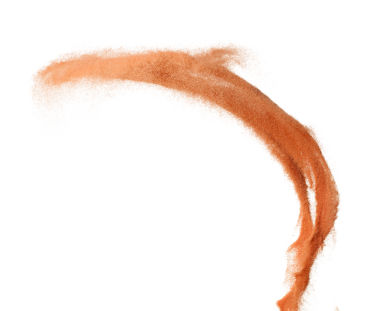 Kum fırtınası çölü. Rüzgâr esintisi etrafında dönüyor. Şiddetli rüzgarlı tuğla kırmızı kum fırtınası. Etrafında ince kum çemberi, beyaz arkaplan izole edilmiş atık parçacık element nesnesi