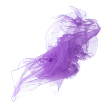 Mor Violet Organza kumaşı kıvrımlı uçuyor. Tekstil mavisi gökyüzü kumaşı parçası havaya uçuyor. Beyaz arkaplan izole hareket bulanıklığı