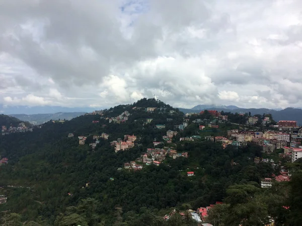 Landscape View Shimla Hillls India — стоковое фото