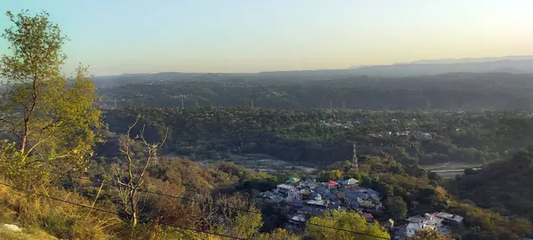 Hadpur 'daki köylülerin evi Pradesh Pradesh Hindistan manzara manzarası 