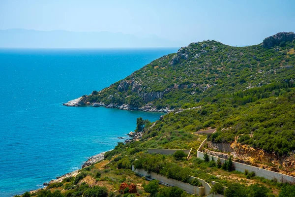 Las Montañas Mar Turquía Día Soleado Verano Hermoso Paisaje Naturaleza — Foto de Stock