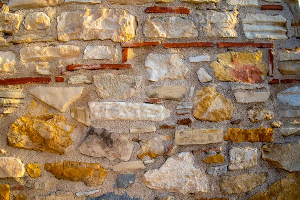 Стародавні Середньовічні Кам Яні Стіни Текстури Фону Поняття Архітектури Текстури — стокове фото