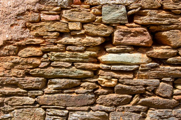 Antiga Parede Pedra Medieval Textura Fundo Conceito Arquitetura Textura — Fotografia de Stock