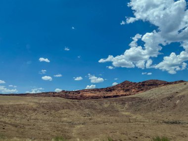 Red Cliff desert Reserve near Washington Utah, view off Interstate I-15 clipart