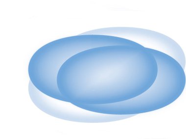 çoklu 3d katmanlı, gradyan açık mavi gradyan beyaz zemin. disk optiği, boşluğu kopyala